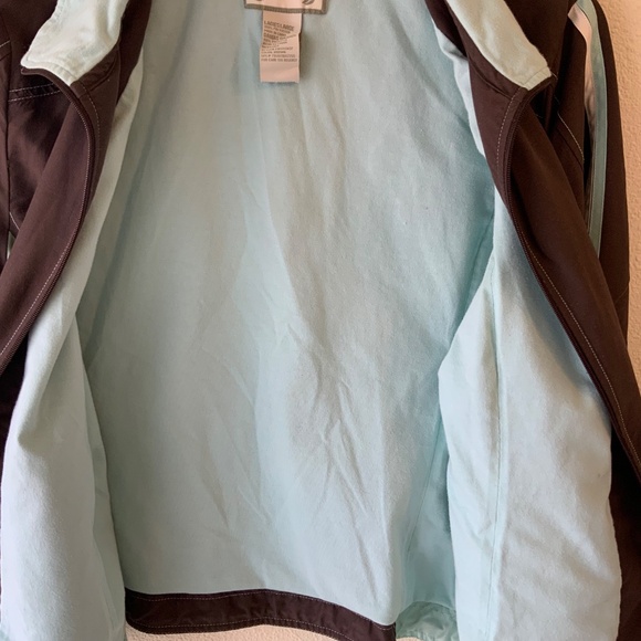 Green Tea Track Suit Brown and Aqua Size Large - Picture 10 of 16